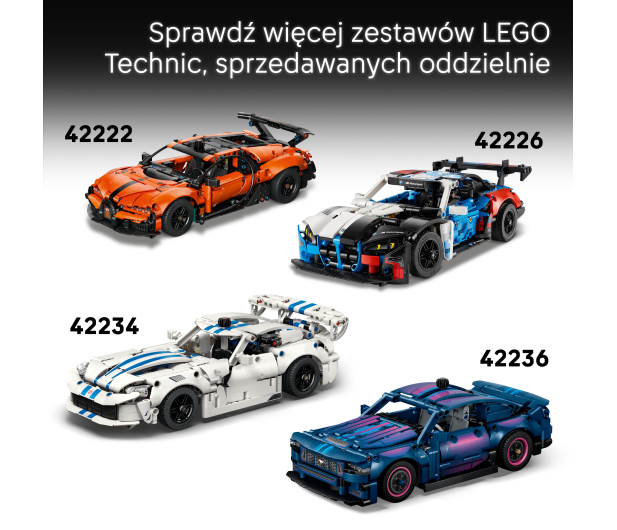 LEGO TECHNIC Samochód Ferrari 488 Pista 42235 Samochód Ferrari 48 - 1547397 - zdjęcie 4